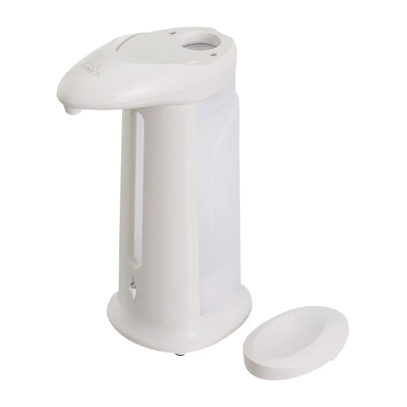 Distributeur de savon auto Blanc - 8x9x20cm-1