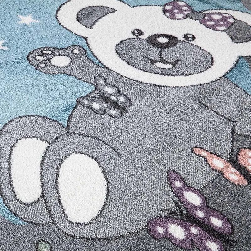 Tapis Anime Ourson Bleu - Plusieurs dim. dispos-3