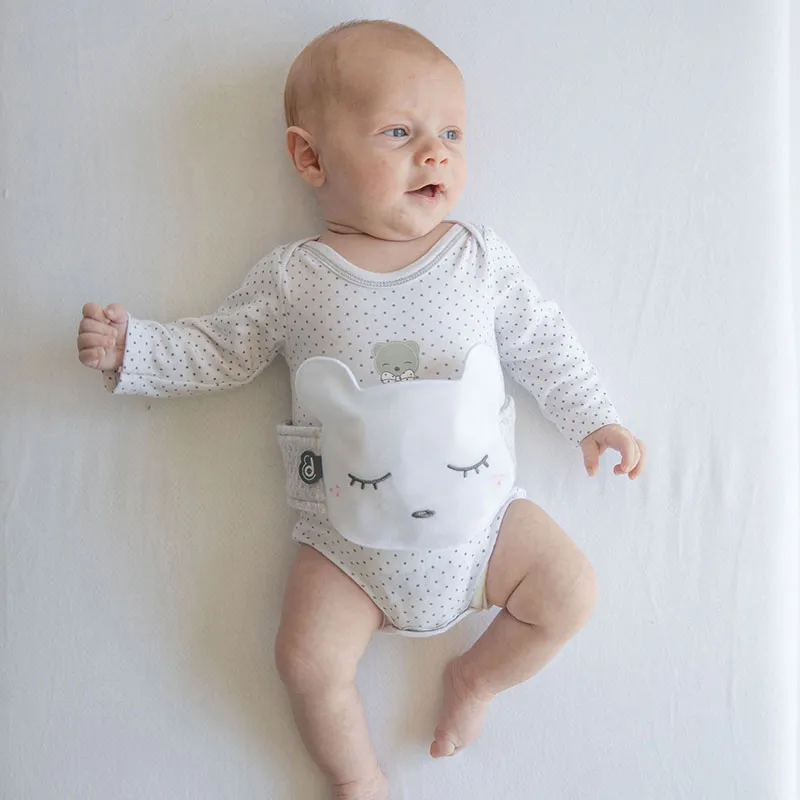 Ceinture bouillotte Câlin Gris - 61cm-1