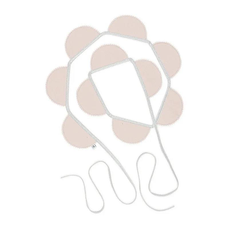 Guirlande Lin Rose poudré/Argent - 265cm-0