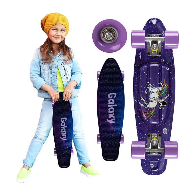 Skateboard Qkids Galaxy Licorne - 36m+-9