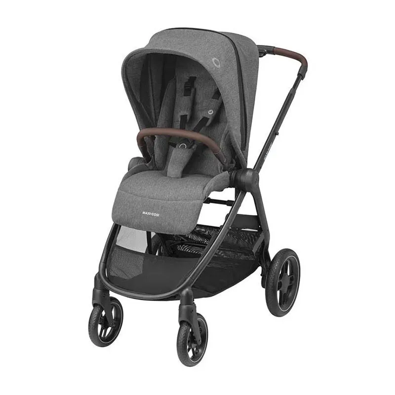 Trio Poussette Compacte Street + Cosi Cabriofix + Base + Nacelle Oria + Adaptateurs Grey - 0m+-1