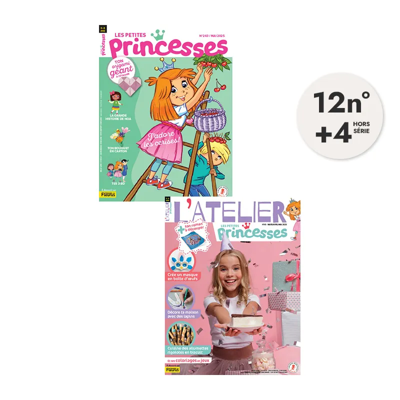 Abo.1an Les Petites Princesses + 4 L'Atelier 16n° - 5-8+-0