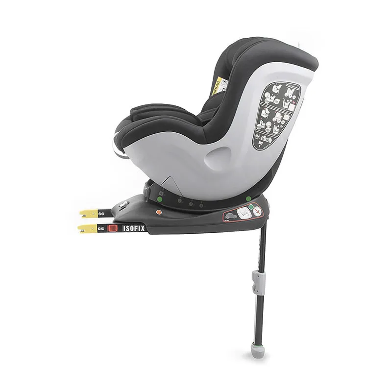 Siège-auto ISOFIX Rückko Gr.0+/1 - Noir-3