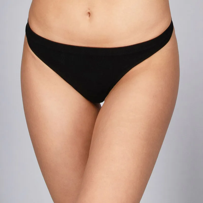 String microfibre Intimidea - Noir-0