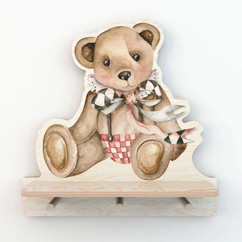 Étagère Ours en peluche - 32x5x31cm-0