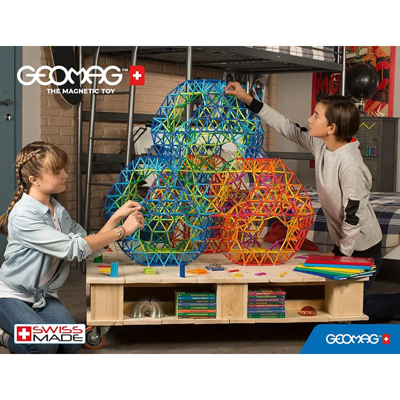 Jeu de construction magnét. Masterbox Bleu 248pcs - 8+-4