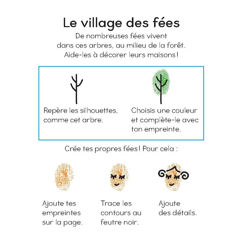 Je peins avec les doigts Petites fées - 4+-2