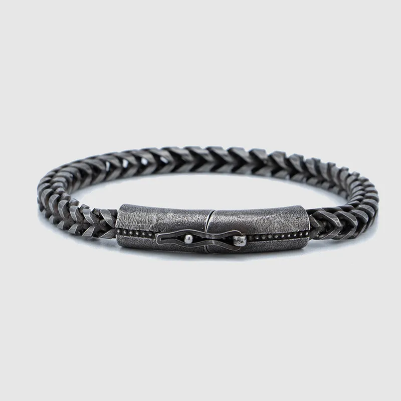 Bracelet acier Adam - Gris-0