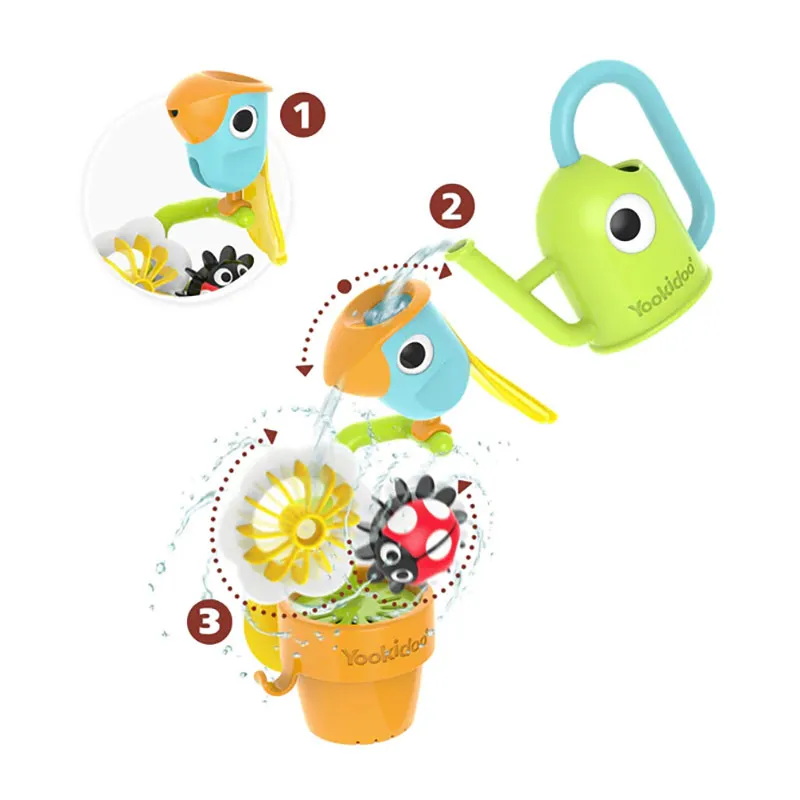 Moulin de bain verse et tourne Oiseau - 9m+-3