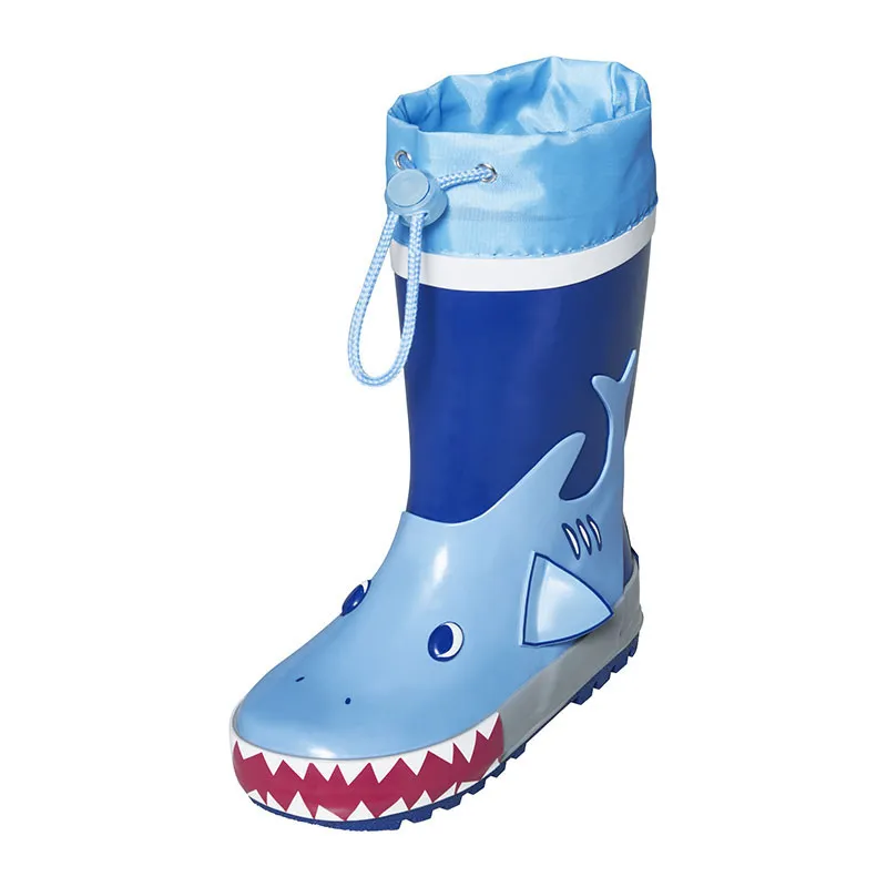 Bottes de pluie hautes Requin - Bleu-0