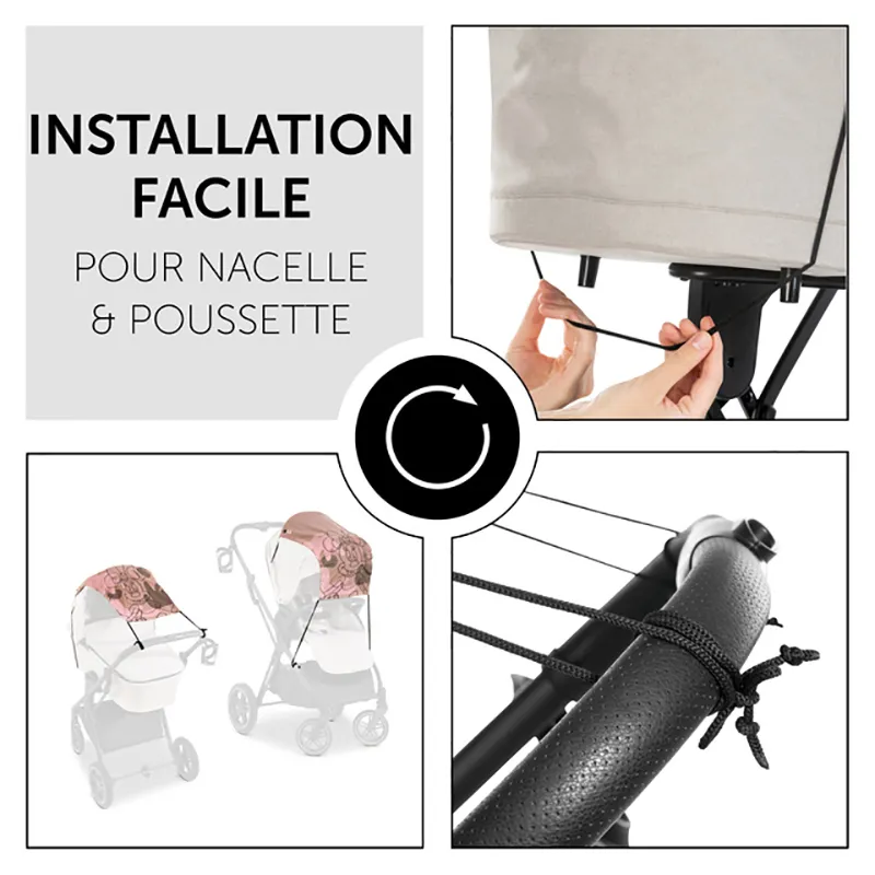 Poussette Compacte Travel N Care + Pare-soleil Minnie Mouse Rose - 0m+-10