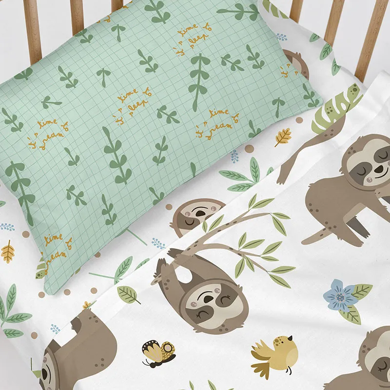 Drap-housse Happy Paresseux - Bébé-4