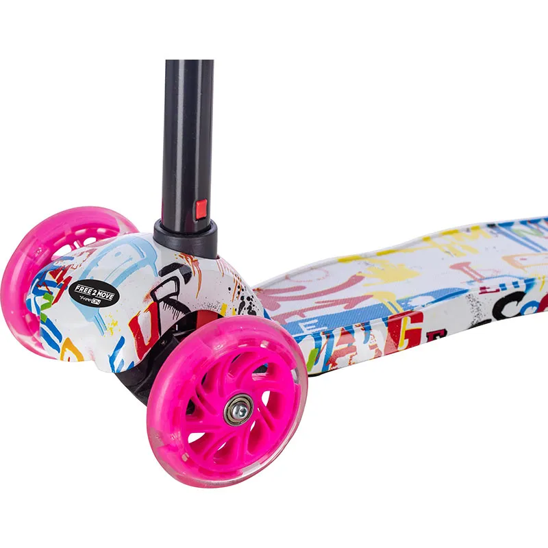 Trottinette Free2Move avec roues LED - 4+-3