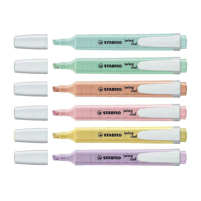 Surligneurs Swing Cool Pastel - 6pcs - STABILO-1