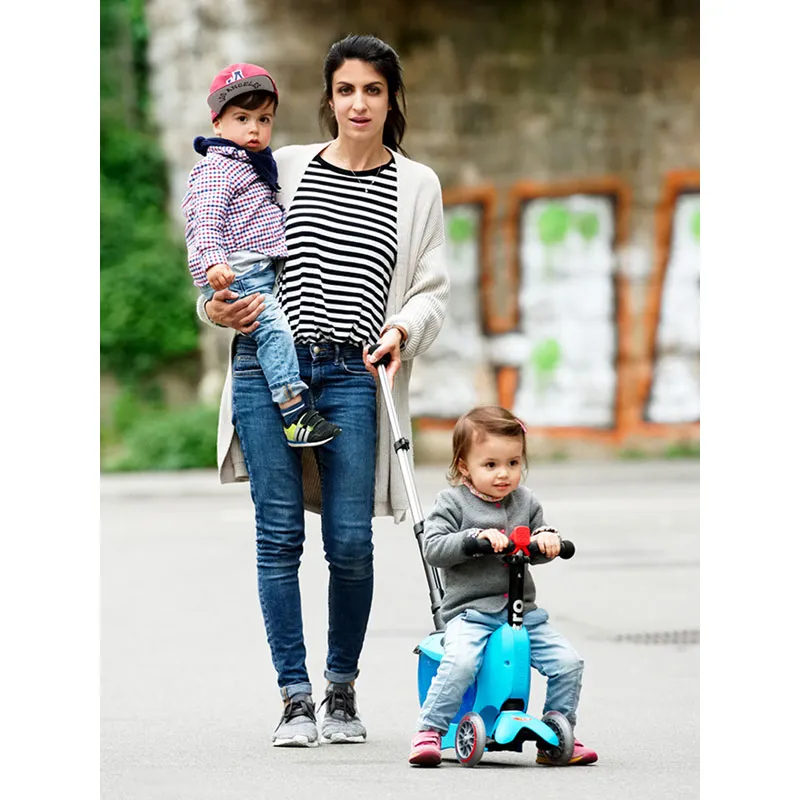 Trottinette évolutive mini2go Deluxe+ Bleu -  12m+-6