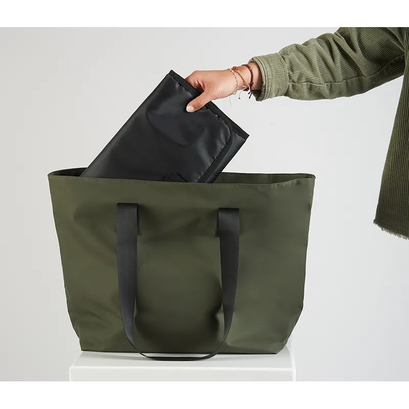 Sac à langer Week-end Kaki Waterproof - 36x43x18cm-2