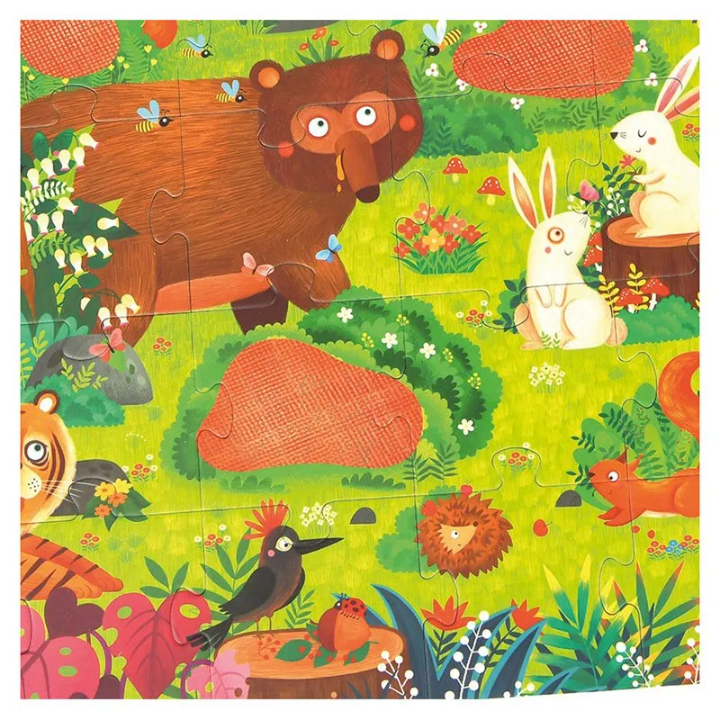 Puzzle Detective forêt 42pcs - 36m+-1