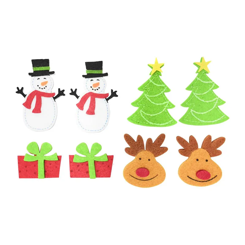 Stickers Noël feutrine/sequins - 27pcs-2