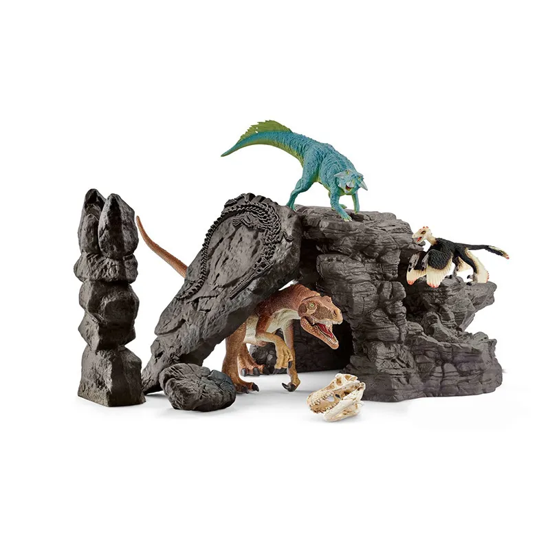 Kit de dinosaures avec grotte - Dinosaure-1