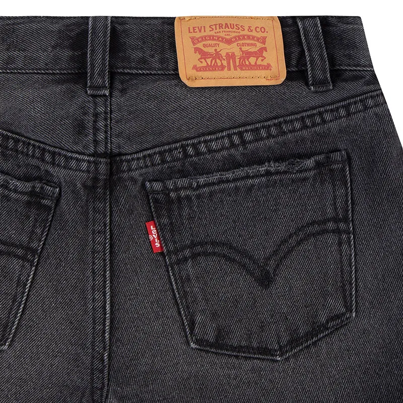 Short en jean Mini Mom Roll Cuf - Yonder w/o destruction-2