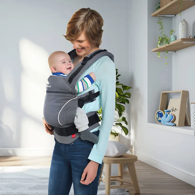 Porte bébé First PureCotton BIO Dark Grey - 0m+-1
