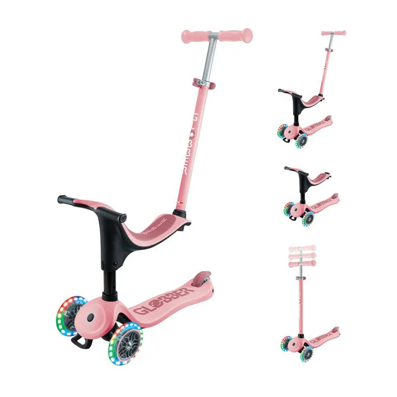 Trottinette évol. 4en1 Go Up Sporty Rose Pastel - 15m+-0