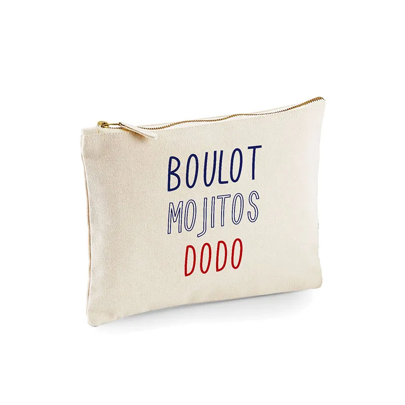 Trousse BIO Boulot mojitos dodo - Naturel-0