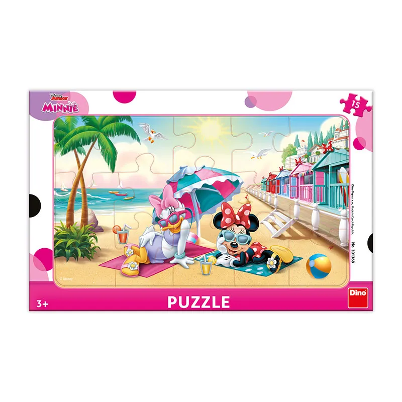 Puzzle cadre 15pcs Minnie célébration - 36m+-0