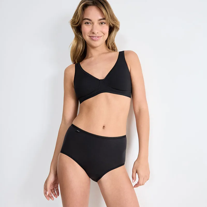 3 Culottes midi Sloggi 24/7 - Noir-4