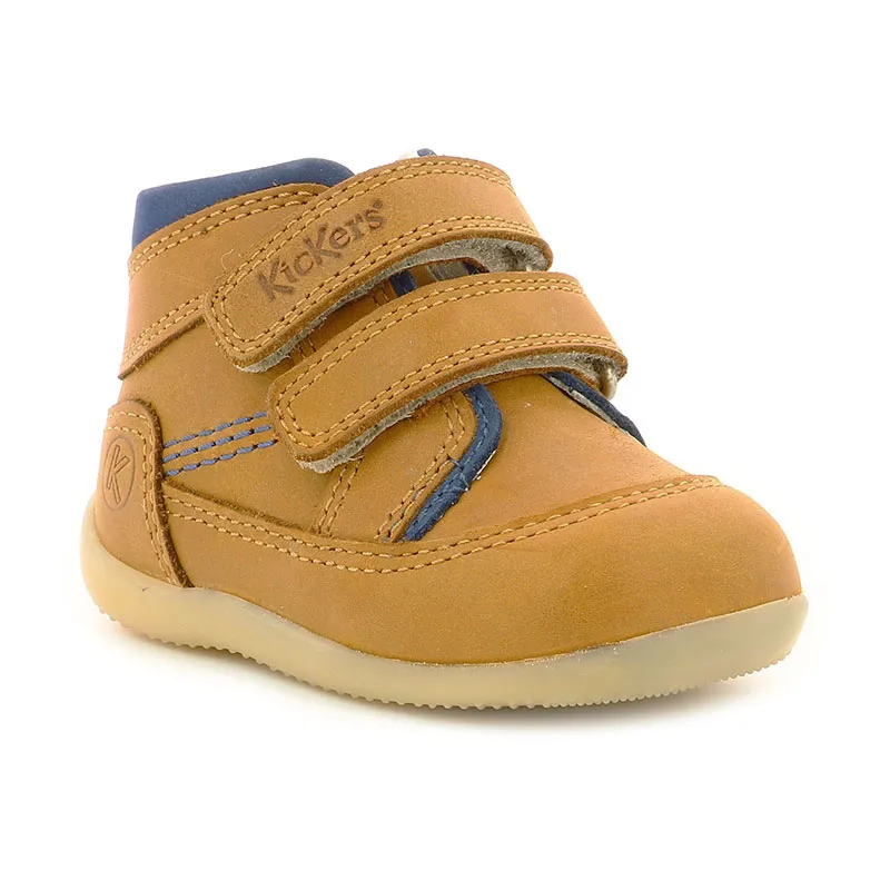 Bottillons Bins-2 - Camel/Marine-0