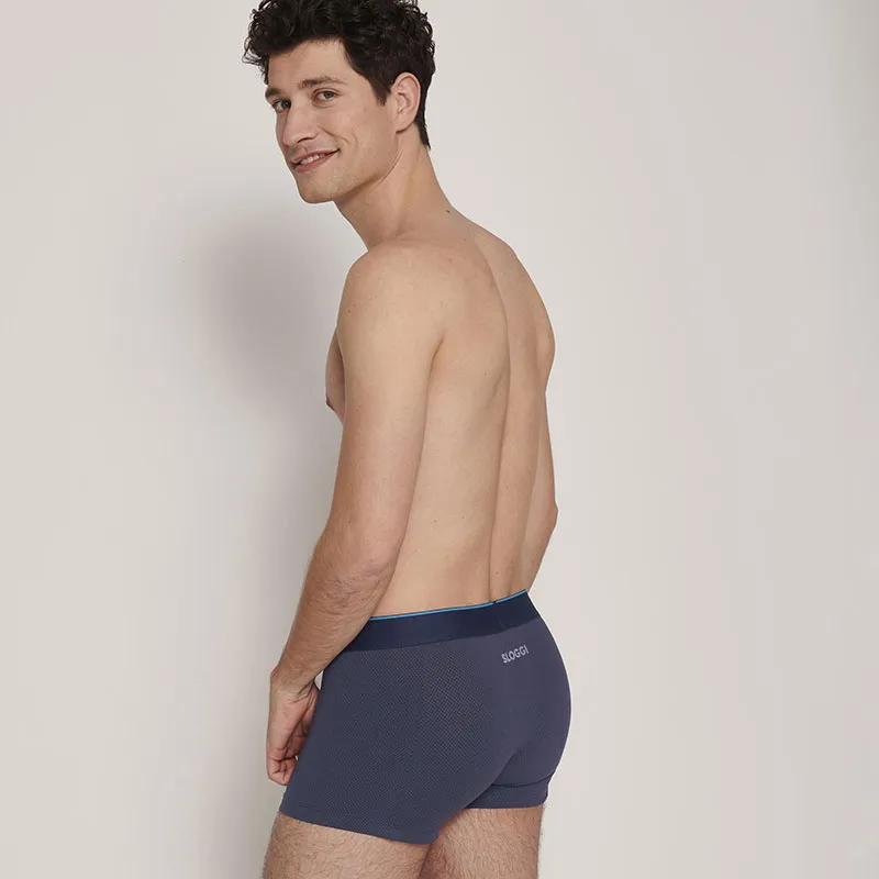 2 Boxers coton BIO Sloggi Men ever - Bleu-4