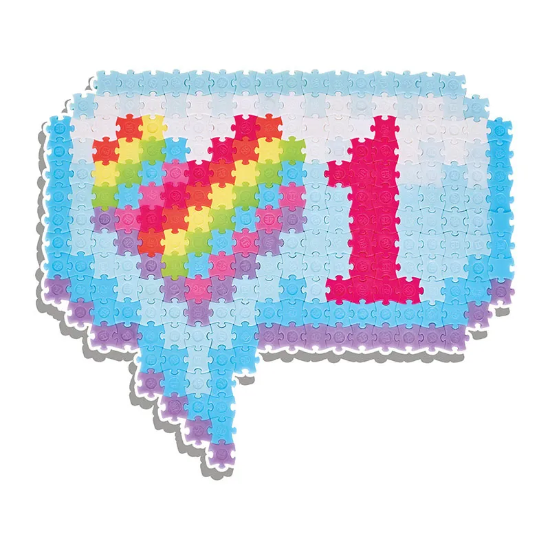 Jeu de construction Love Emoji Jixelz 250pcs - 6+-1