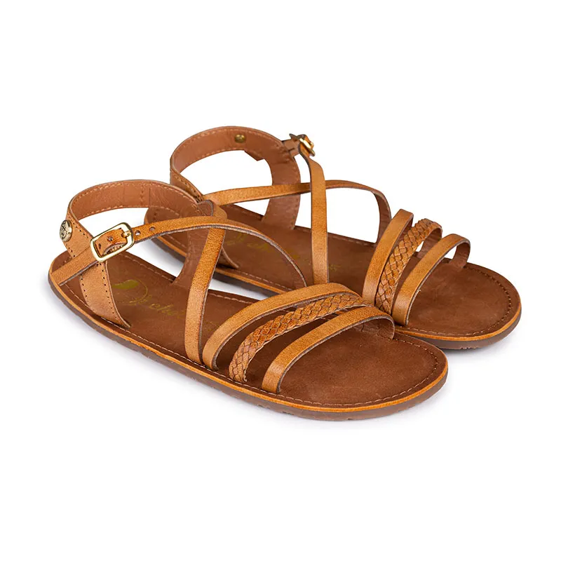 Sandales Barefoot Cuir - Naturel-2