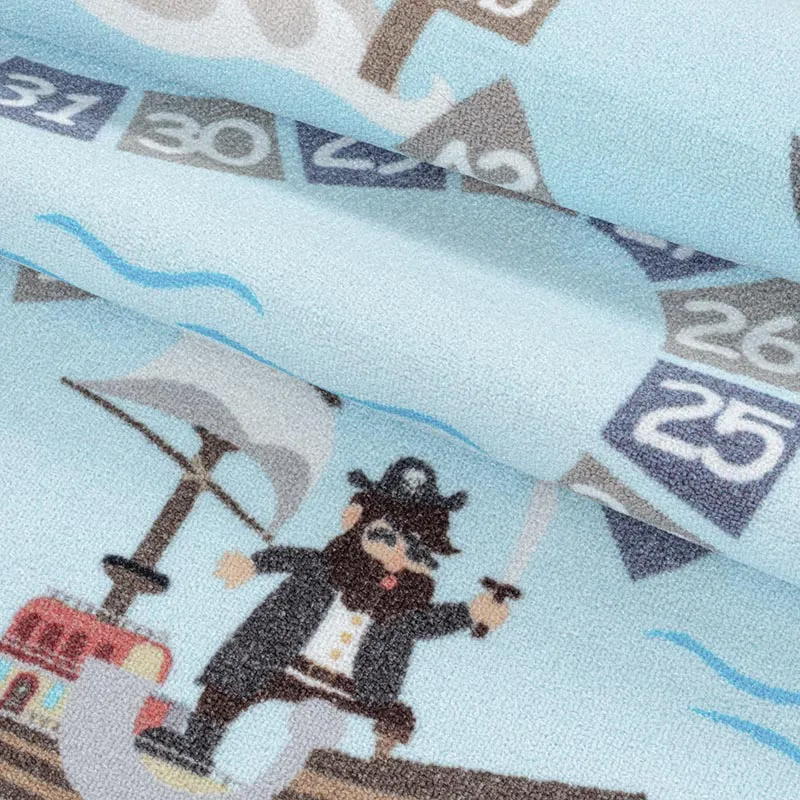 Tapis Play jeux pirate Bleu - 80x120cm-5