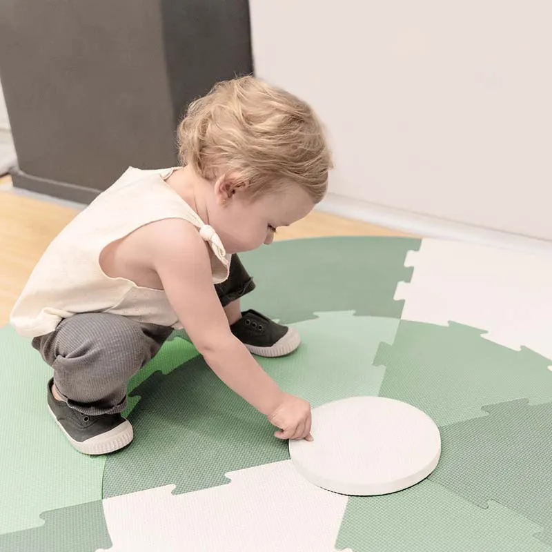 Tapis de jeux à assembler Playmat Vert - 18m+-2