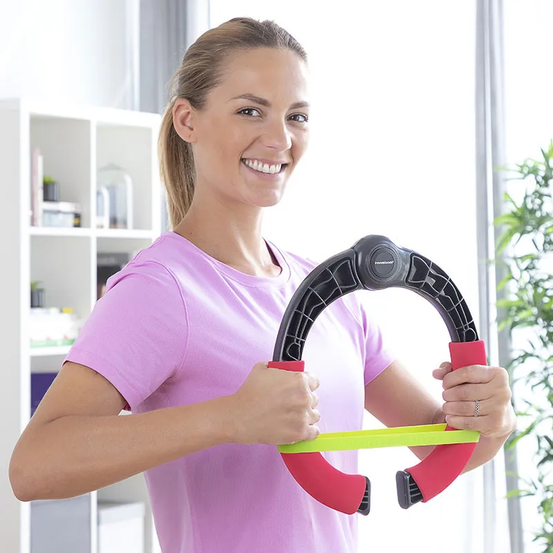 Appareil muscu bras avec résistance + guide exercices Forcearc - 31,5x26x3,3cm-0