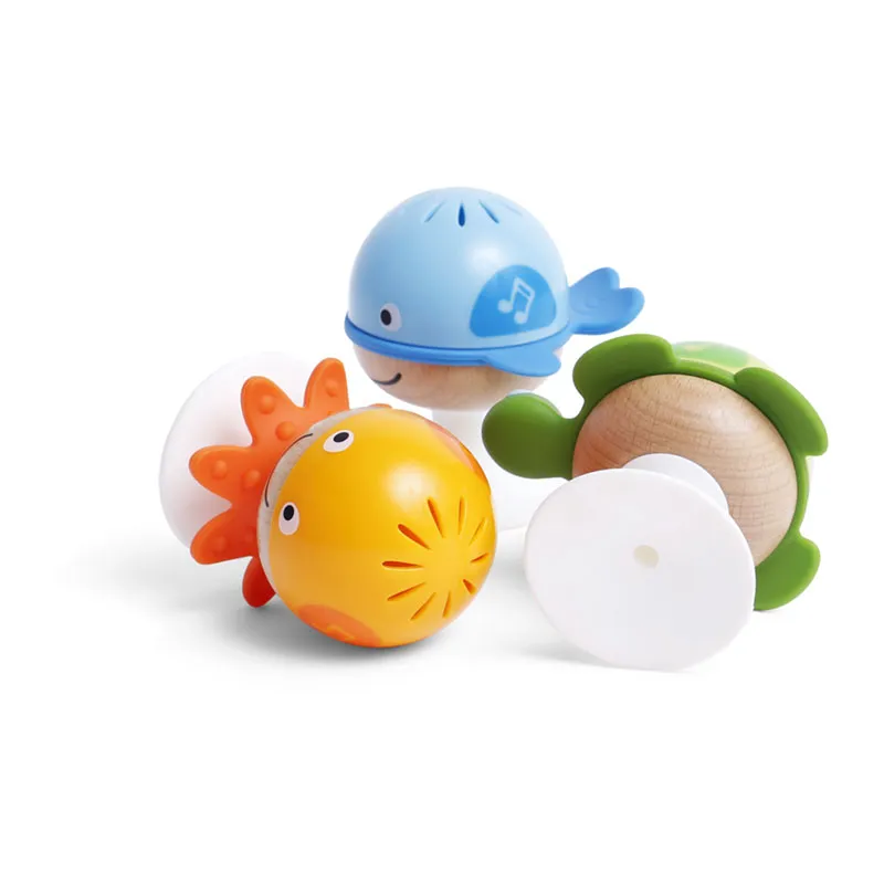 3 Hochets ventouse Animaux marins - 0m+-2