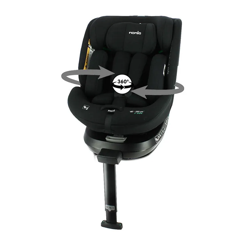 Siège-auto 360° I-Size/Isofix Spirit 40-150cm - Noir-1