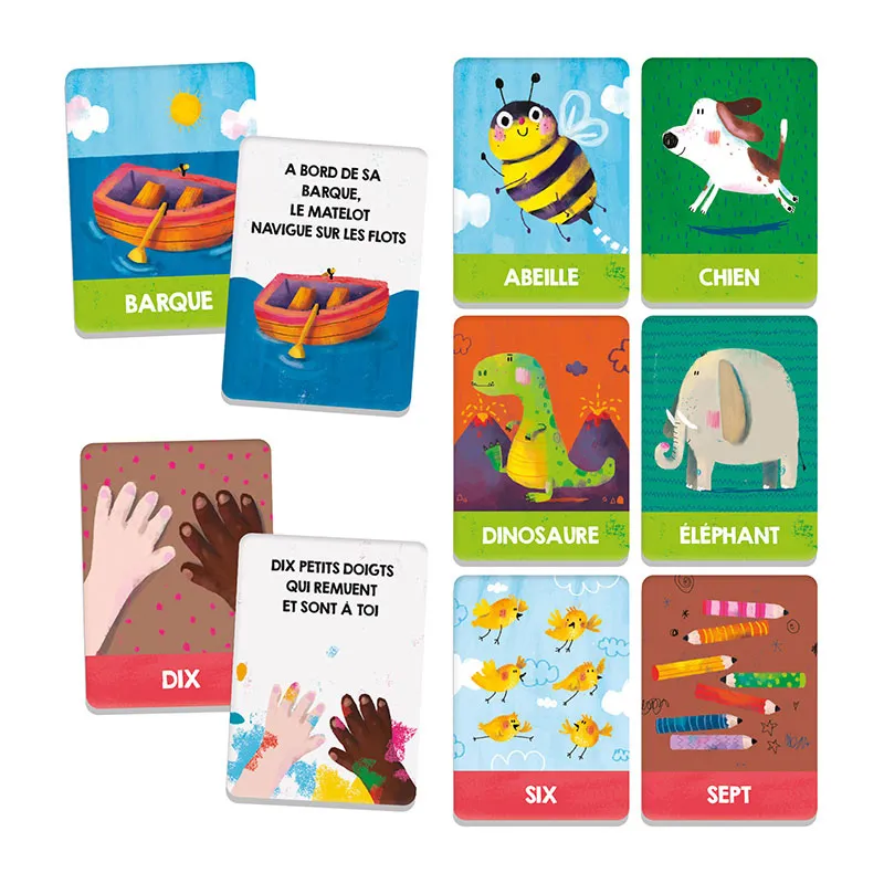 Cartes à associer Montessori 1ères Découvertes - 12m+-1