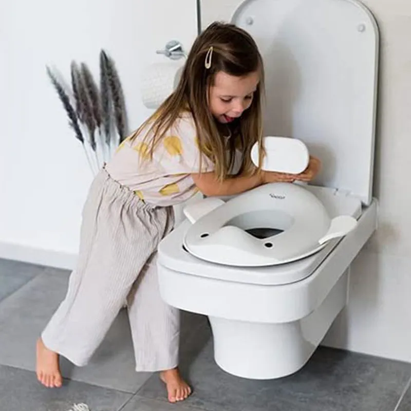 Réducteur de Toilette Baleine Gris clair - 18m+-0