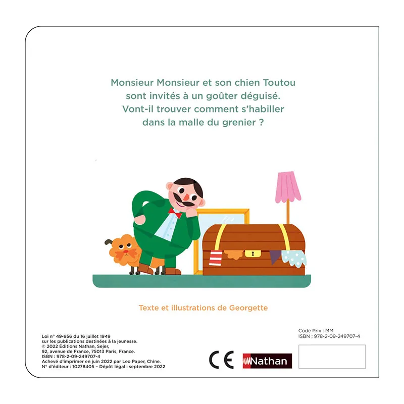 Le déguisement de Monsieur Monsieur - 24m+-4