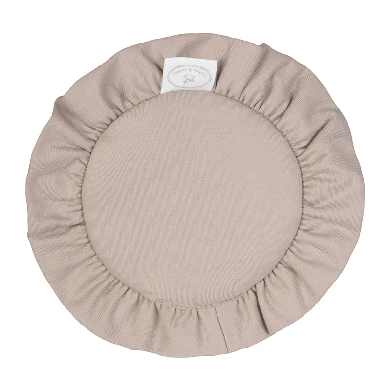 Mini tapis de sol pour maison de poupée Beige - ø20cm-0