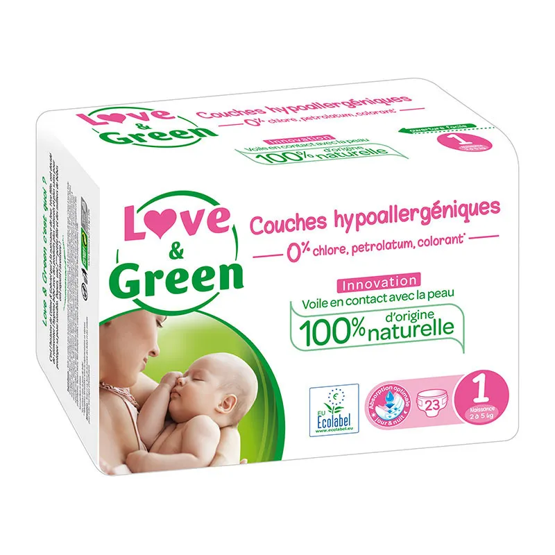 Kit Cadeau Naissance Couches Éco T.1 + Soins Bébé-3
