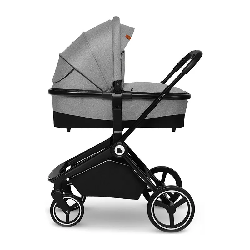 Duo Poussette Mika + Nacelle Grey Stone - 0m+-7
