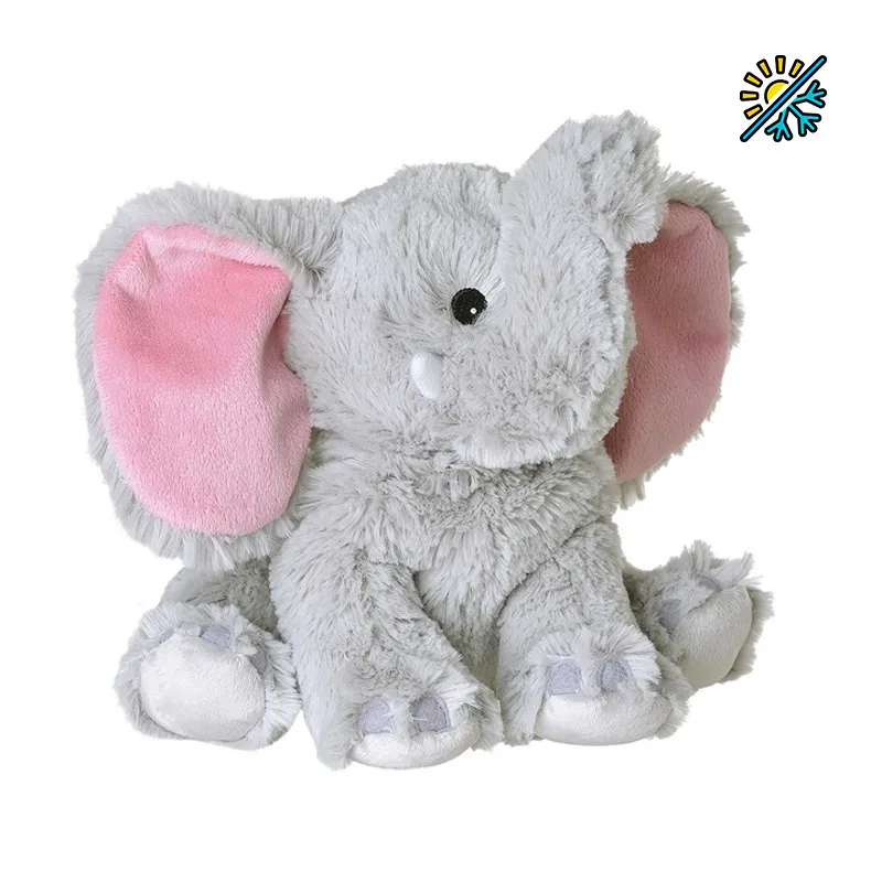 Peluche bouillotte Éléphant 33cm - 0m+-0