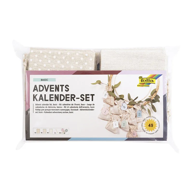 Calendrier de l'avent Sac en tissu - 49pcs-1