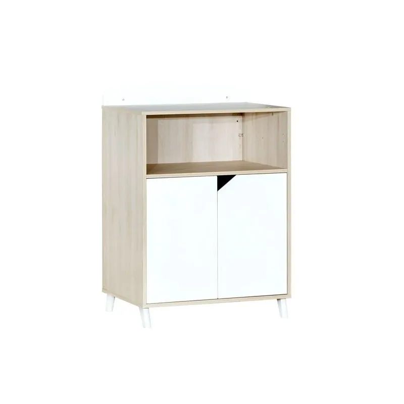 Lit Combiné évolutif Bois Scandi Naturel - 60x120cm/90x190cm-5