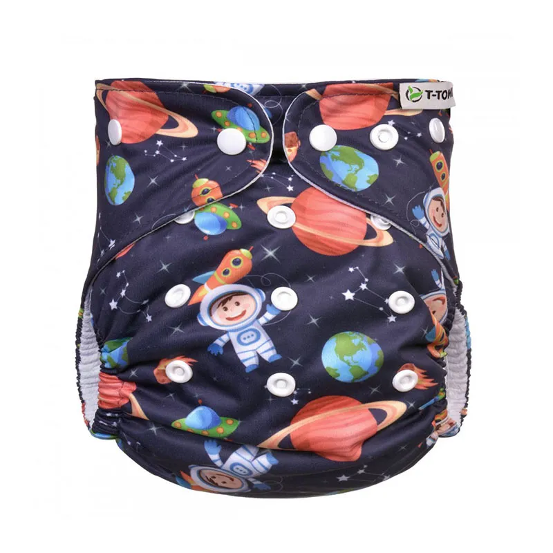 Couche lavable TE1 pressions+Insert 3-15kg - Univers-1