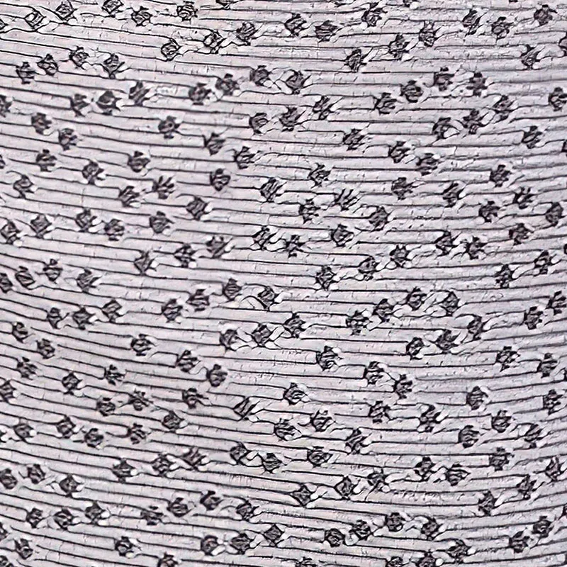 Écharpe Tricot-slen design BIO - Pois Gris-3